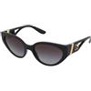 Dolce & Gabbana DG6146 501/8G | Occhiali da Sole Graduati o Non Graduati | Prova Online | Plastica | Cat Eye, Ovali / Ellittici | Nero | Adrialenti