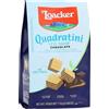 Loacker, Quadratini Chocolate Meno Zuccheri, Wafer per Colazione, Farciti con Crema al Cioccolato, Nuova Ricetta con Ridotto Contenuto di Zuccheri, Snack Dolci, 1 Confezione da 110g