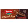 Loacker, Chocolaterie Dark Chocolate, Wafer Fragranti Farciti con 2 Strati di Crema al Cioccolato, Ricoperti di Cioccolato Fondente, Merenda e Snack, 1 Confezione da 118 g