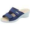 Fly Flot 96 E28 BE Blu Ciabatte per Donna in Tessuto Blu con Chiusura a Strappo