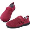 SMajong Scarpe Diabetiche Donna invernali Pantofole Regolabili Gr.36-43 EU | Scarpe Punta Larga per Piedi Larghi, Pantofole da Passeggio, Antiscivolo, Traspirante, Comode, per Anziani e Piedi Sensibili