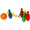 Set da bowling in plastica con 6 pezzi