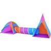 Iplay Campo da gioco doppio per bambini con tunnel.