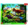 Trefl: Puzzle con cornice dinosauri, 25 pezzi