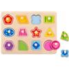 Tooky Toy: Puzzle in legno, 12 pezzi - Forme