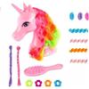 Testa di unicorno per acconciatura - set per sistemare la criniera