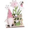 Folletto con fiori, decorazione - 19 x 13 cm