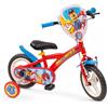 Toimsa: bicicletta per bambini Paw Patrol - misura 12, rosso e blu