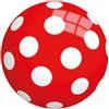 Johns Sport Pallone di gomma rosso a pois - 23 cm