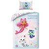 Gabby's dollhouse Gabi Casa delle bambole: Set lenzuola per asilo Sirene - 100 x 135 cm, cotone