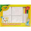 Crayola: Tela da dipingere con pennarelli, 12 x 12 cm - 4 pezzi