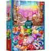 Trefl: Cosmo e cristalli 2 in 1 puzzle - 500 pezzi