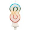 Candela colorata 8,5 cm - 3