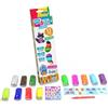 Okto Lovin: Set di plastilina, 12 pezzi - neon e classico
