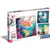 Clementoni: SuperColor creature fantastiche - 3 x 48 pezzi