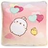 Nici: Molang il coniglietto, cuscino di peluche - 30 x 30 cm