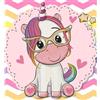 Diamond Dotz Dotzies: Set per creare immagini di unicorni dolci
