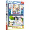 Trefl: Bluey divertente - Puzzle da 2 x 24 pezzi