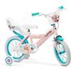 Toimsa: Cuddly bicicletta per bambini con seggiolino e cestino - 14"