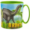 Tazza di plastica con dinosauri, adatta al microonde
