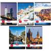 Herlitz Quaderno A5 a tema città, liscio, 20-32 fogli - vari modelli