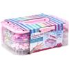 Set perline in scatola portaoggetti - rosa pink