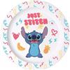 Stitch: Piatto piano in plastica adatto al microonde