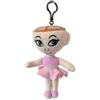 brand844 Portachiavi Italian Brainrot, peluche, 10 cm - Ballerina Cappuccina