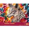Trefl: 40º compleanno, Paper Art: puzzle Lupo - 1000 pezzi