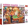Trefl Hidden Shapes: Cani che giocano a poker puzzle con forme nascoste - 1086 pezzi