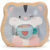 Nici MyMochi: Criceto cuscino Shai con tazza - 35 x 33 cm