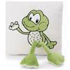 Nici Green: Fridolin cuscino rana, quadrato - 30 x 30 cm