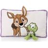 Nici Green: Cuscino René il cervo e Fridolin la rana - 43 x 25 cm