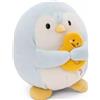 Nici MyMochi: pinguino di peluche Waddle con anatra - 27 cm