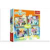 Trefl: Animali in città - Zootropolis 4 in 1 - puzzle da 35, 48, 54, 70 pezzi