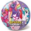 Pallone in gomma con motivo di pony - 23 cm
