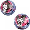 Pallone di gomma con motivo Kuromi - 23 cm
