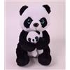 Peluches di panda con cucciolo - 20 cm