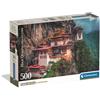 Clementoni Collezione di Alta Qualità: Puzzle Monastero Tana della Tigre - 500 pezzi