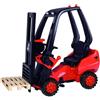 Simba BIG: carrello elevatore a pedali Linde con funzione di sollevamento e pala