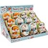 Nici: Peluche di animali del bosco addormentati in cestino - 12 cm, assortiti