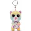 Nici: Miss Mellie, portachiavi peluche gattina - 9 cm