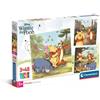 Clementoni: Puzzle di Winnie the Pooh - 3 in 1