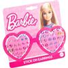 Set di orecchini adesivi Barbie