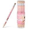 brand804 Portamine con motivo ballerina e cappuccio temperamatite - 2 mm