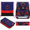 Herlitz Kick Off: set zaino scolastico Loop Plus - 4 pezzi