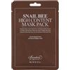 Benton Snail Bee High Content Mask Pack 20 g opzione Dark Cover