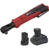 Sealey CP1209KIT - Chiave a cricchetto senza fili agli ioni di litio, 12 V, attacco quadro da 1/2, 2 batterie