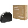 FIBARO FGS-214 Single Smart Module Z-Wave Plus Interruttore Relè a Contatto Pulito a 1 Canale per un Dispositivo, Nero
