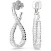 Swarovski orecchini da donna pendenti infinito placcato rodio 5677628
